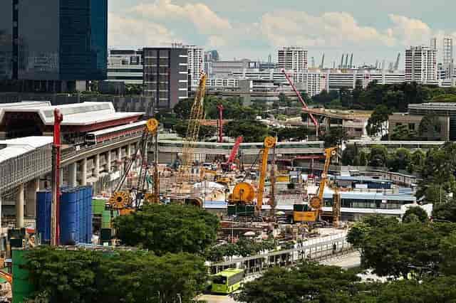 MakeIT construction site at Jurong Regional Library, showcasing urban development and venue expansion.