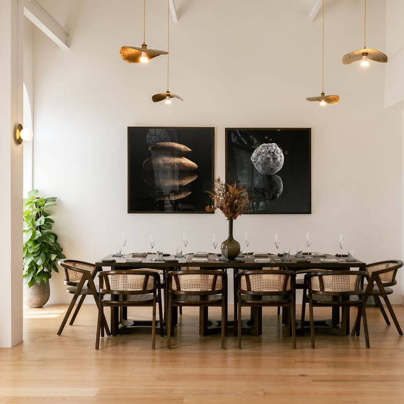 Elegant meeting space in The Alpine Room, perfect for corporate events and private dinners.