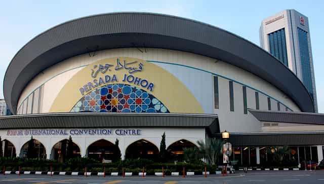 Persada Johor Convention Centre auditorium, modern venue for conferences and events.