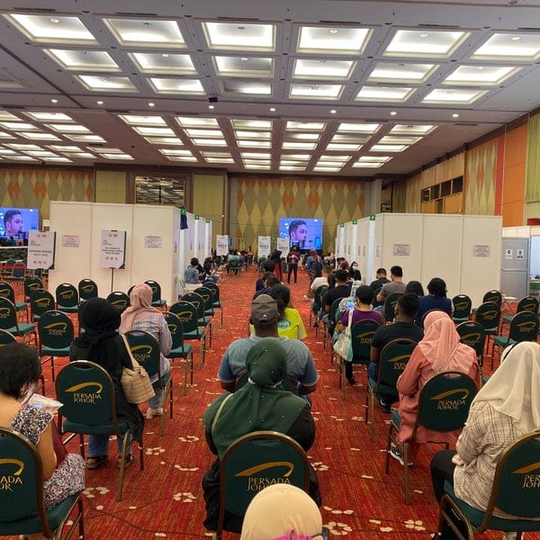 Meeting Rooms at Persada Johor Convention Centre, organized event space for presentations.