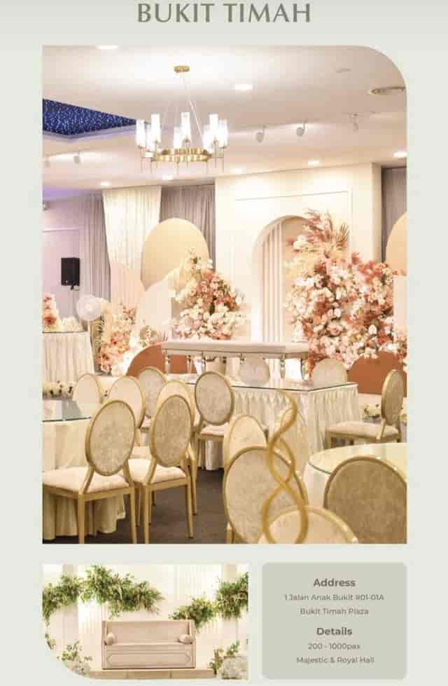 Elegant Royal Hall in Lagun Sari, Singapore, perfect for weddings and corporate events.