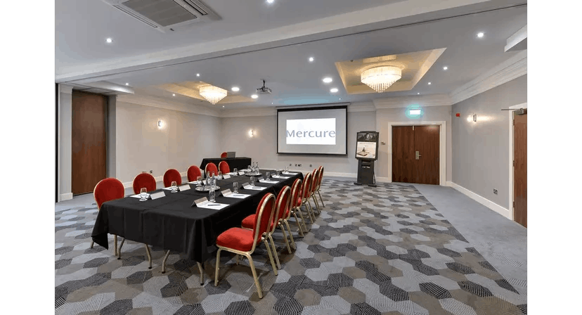 Modern meeting room in Rochdale, ideal for corporate events and presentations.