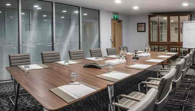 Boardroom Suites at De Vere Grand Connaught Rooms, modern meeting space for professional events.