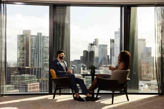 Hoxton executive meeting room, city views, event venue