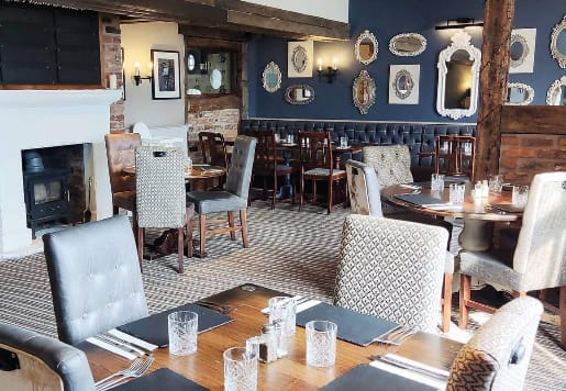 Cozy restaurant setting at The Hub, ideal for intimate meetings and events.