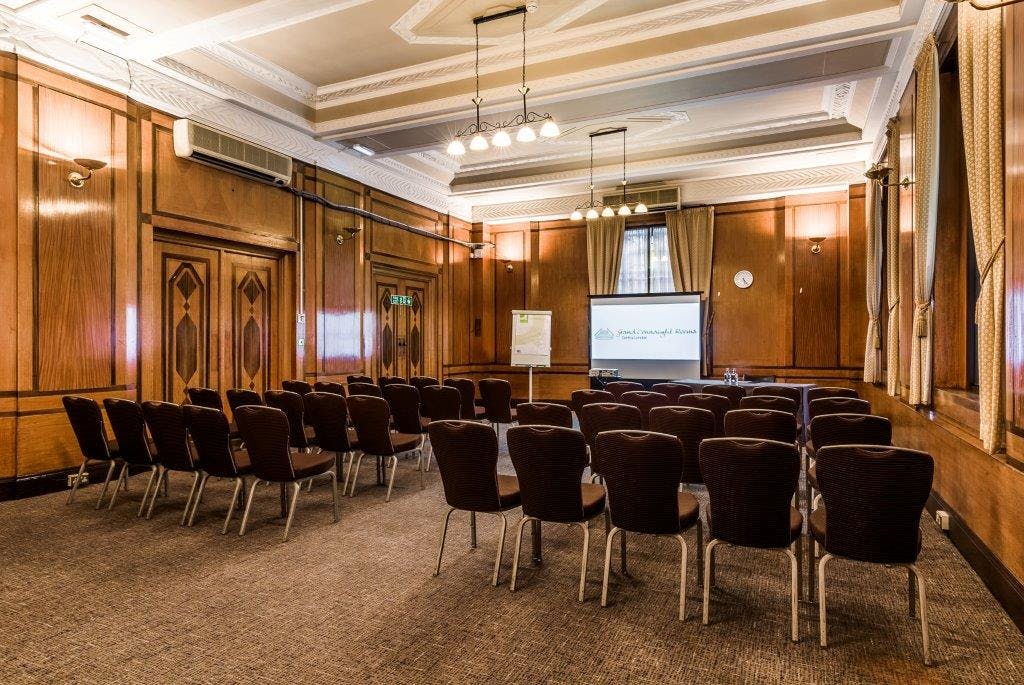 Essex Suite at De Vere Grand Connaught Rooms, elegant meeting space for corporate events.