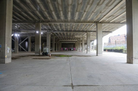 Spacious industrial venue at Paddington Central for unique events and exhibitions.