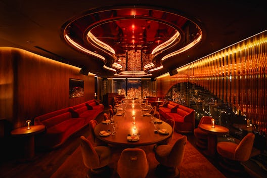 Sambaroom private dining at Sushi Samba, elegant decor for exclusive events. - Banner