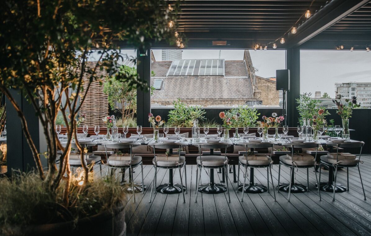 Elegant dining space at The Pergola, ideal for intimate events and corporate gatherings. - Banner