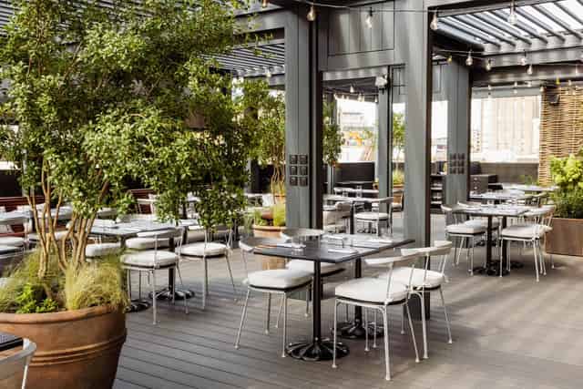 Rooftop Restaurant, Pergola + Terrace