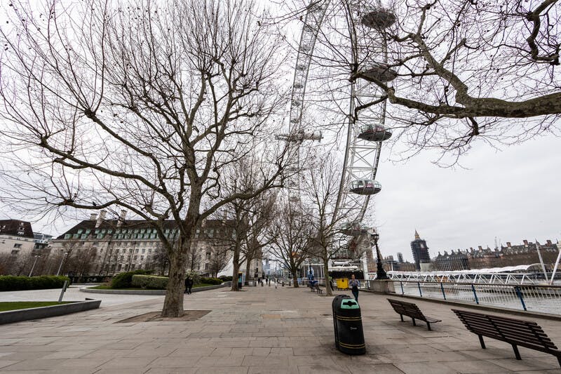 Queen's Walk at Southbank Centre with London Eye, perfect for outdoor events and networking.