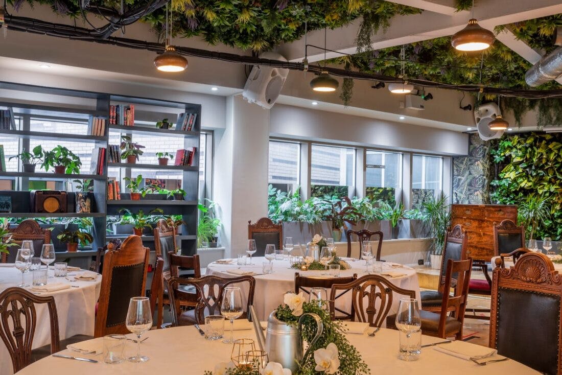 Elegant dining space in ARBORETUM for intimate gatherings and corporate events.