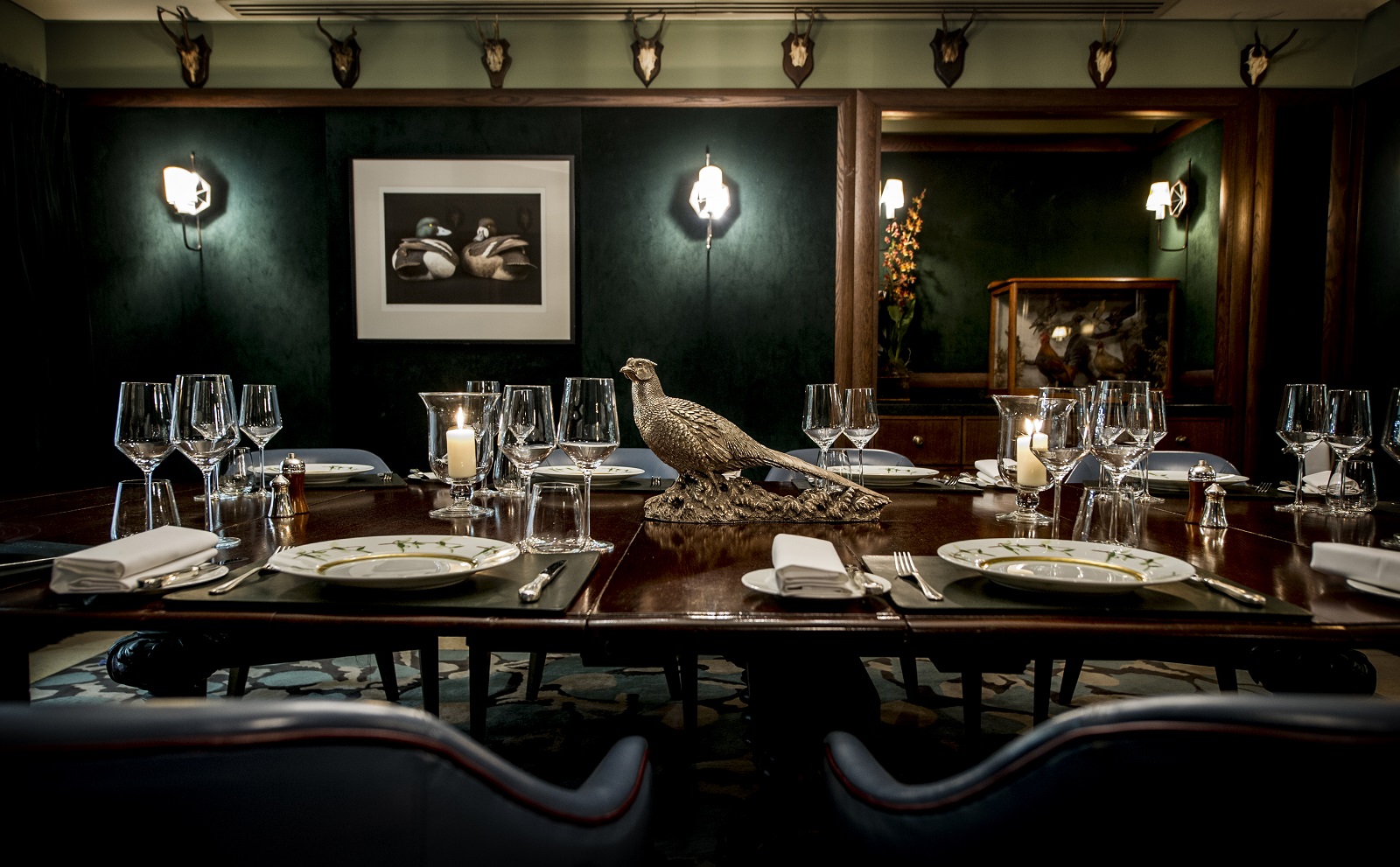 Elegant dining table at The Chef's Table, perfect for exclusive events and private dinners. - Banner