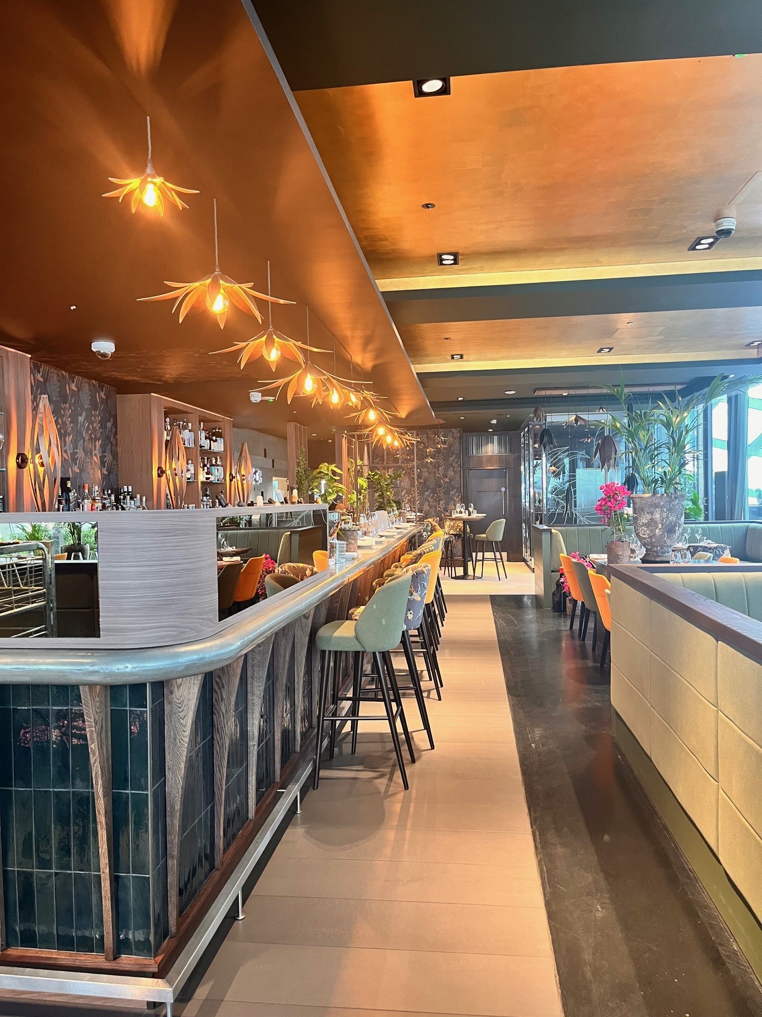 Fenchurch Restaurant in Sky Garden London, modern venue for corporate events and gatherings. - Banner