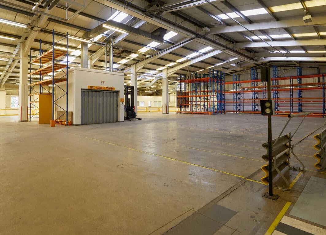 Spacious industrial venue in London North Studios for large events and exhibitions.