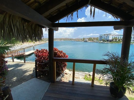 Serene waterfront pavilion at Hotel El Ganzo, perfect for outdoor meetings and events.