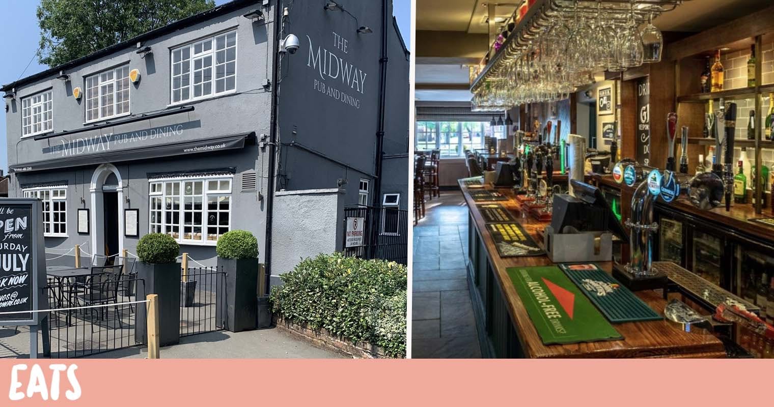 Charming pub with outdoor seating, ideal for casual meetings and events.