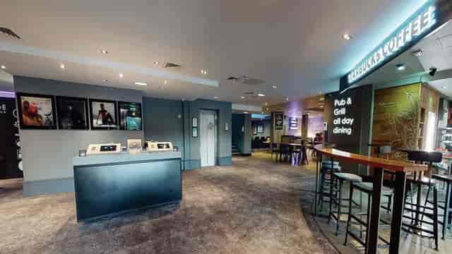 Modern meeting room at Village Hotel Bury, ideal for events and networking.
