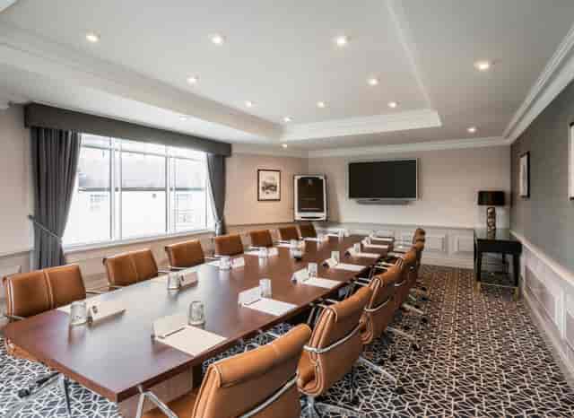 Syndicate Rooms at The Castle Hotel Windsor, elegant meeting space with natural light.