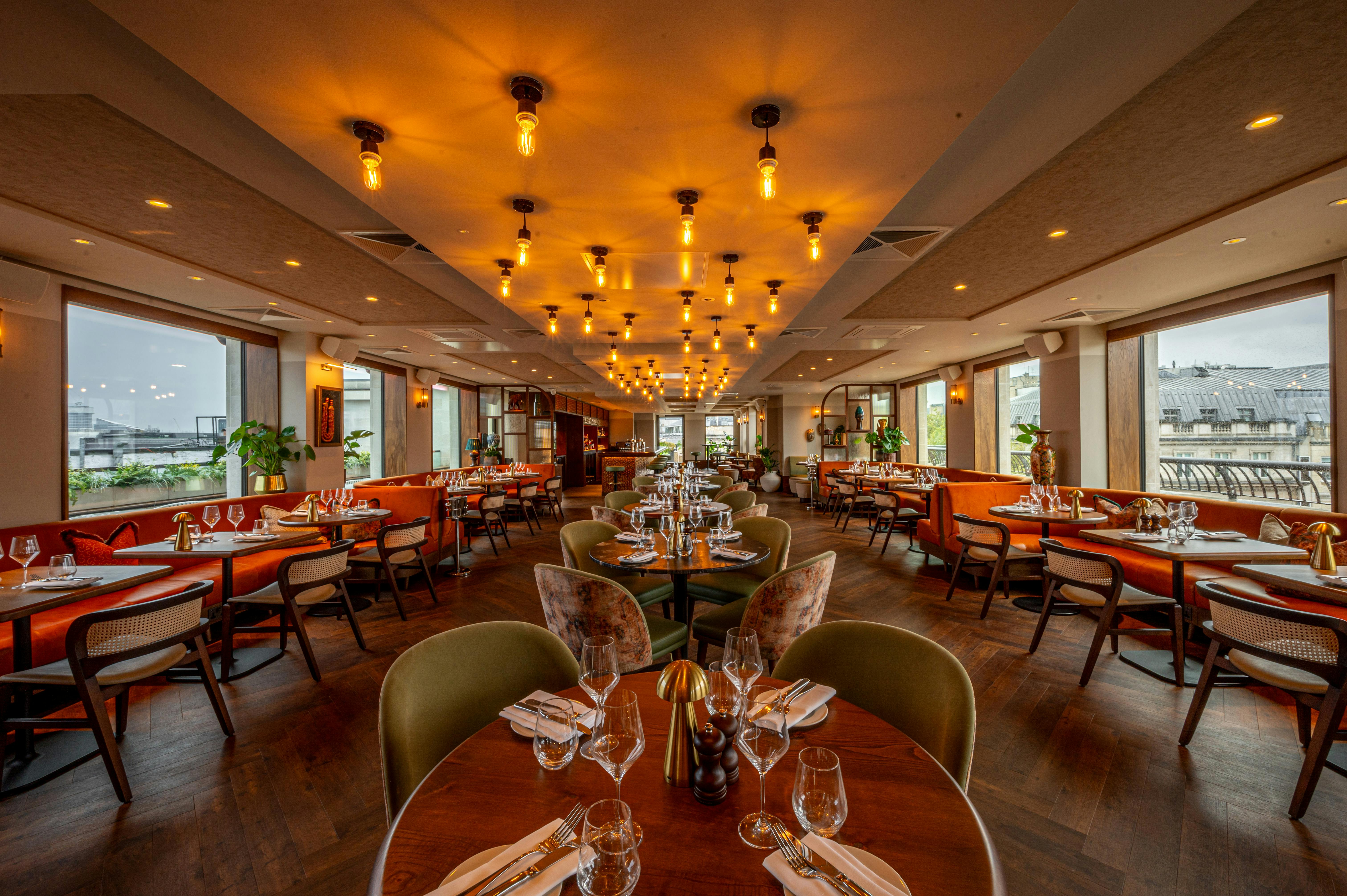 Stylish restaurant venue in Kitty Hawk with elegant decor for events and fine dining.