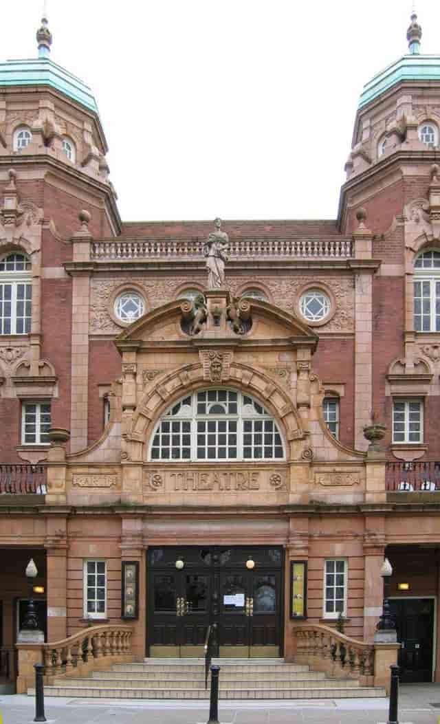 Richmond Theatre facade with intricate architecture, ideal for conferences and gala events.