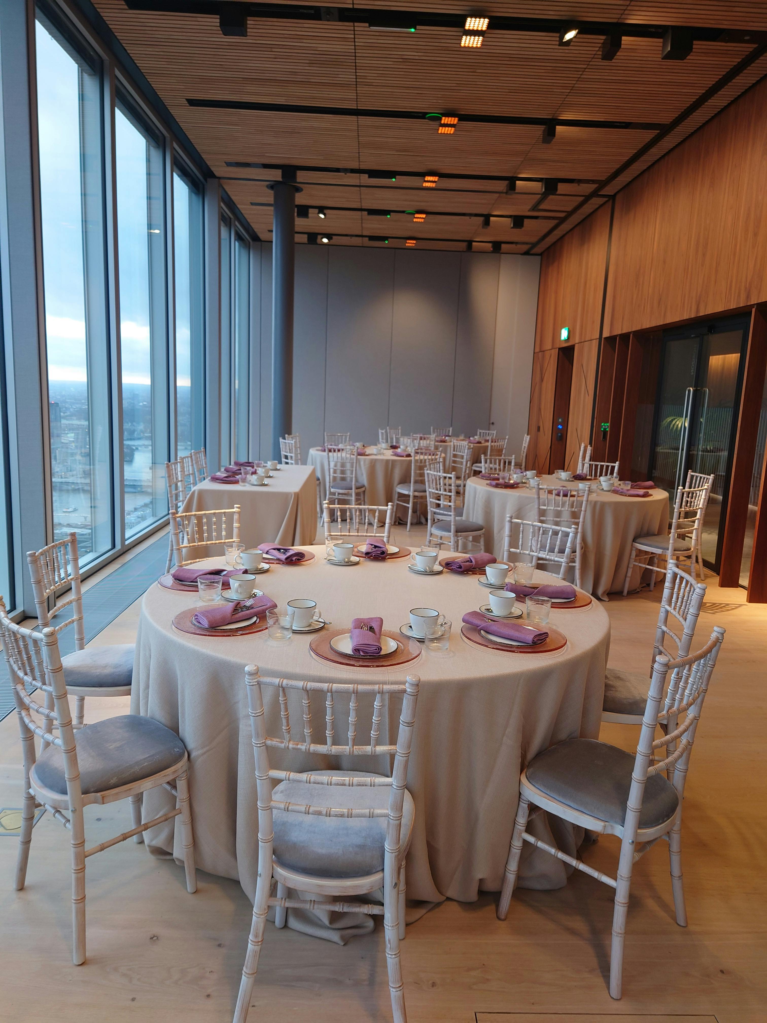 Sophisticated event space at The Executive Suites, ideal for corporate meetings and receptions.