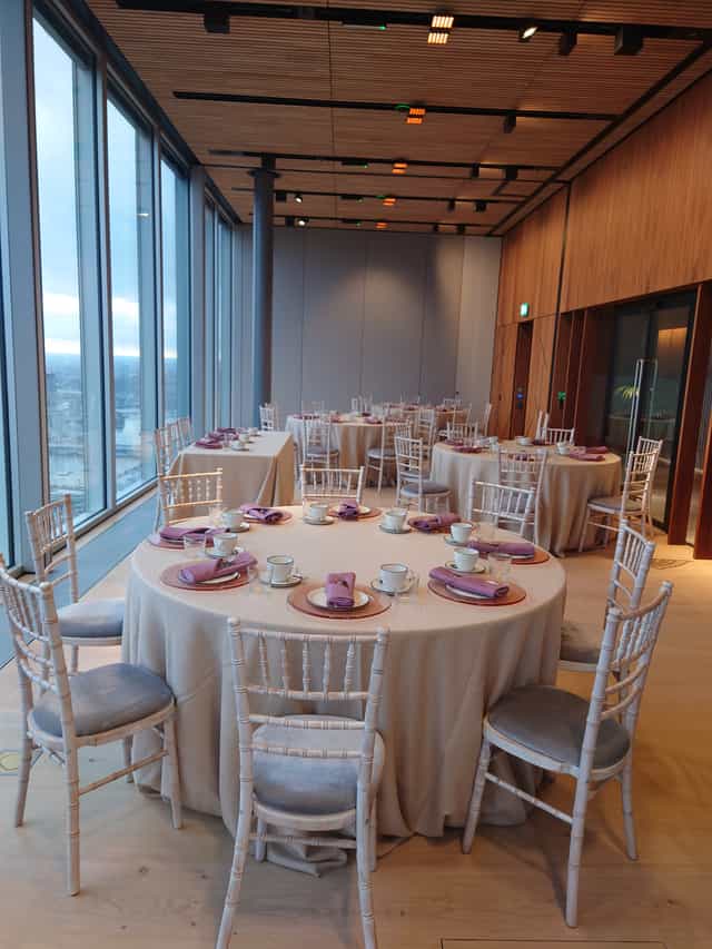 Sophisticated event space at The Executive Suites, ideal for corporate meetings and receptions.