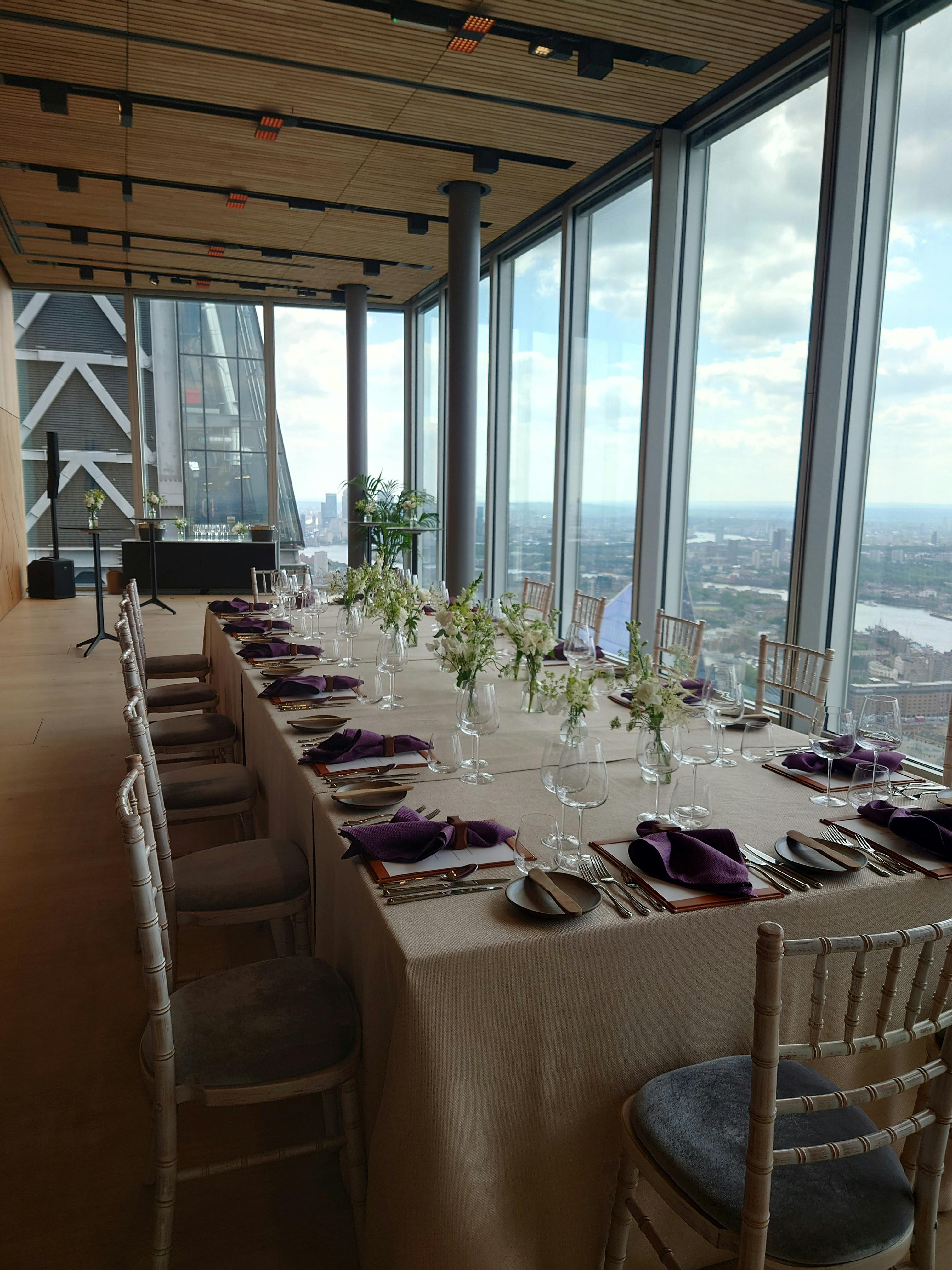Sophisticated event space at The Executive Suites, ideal for corporate meetings and celebrations.