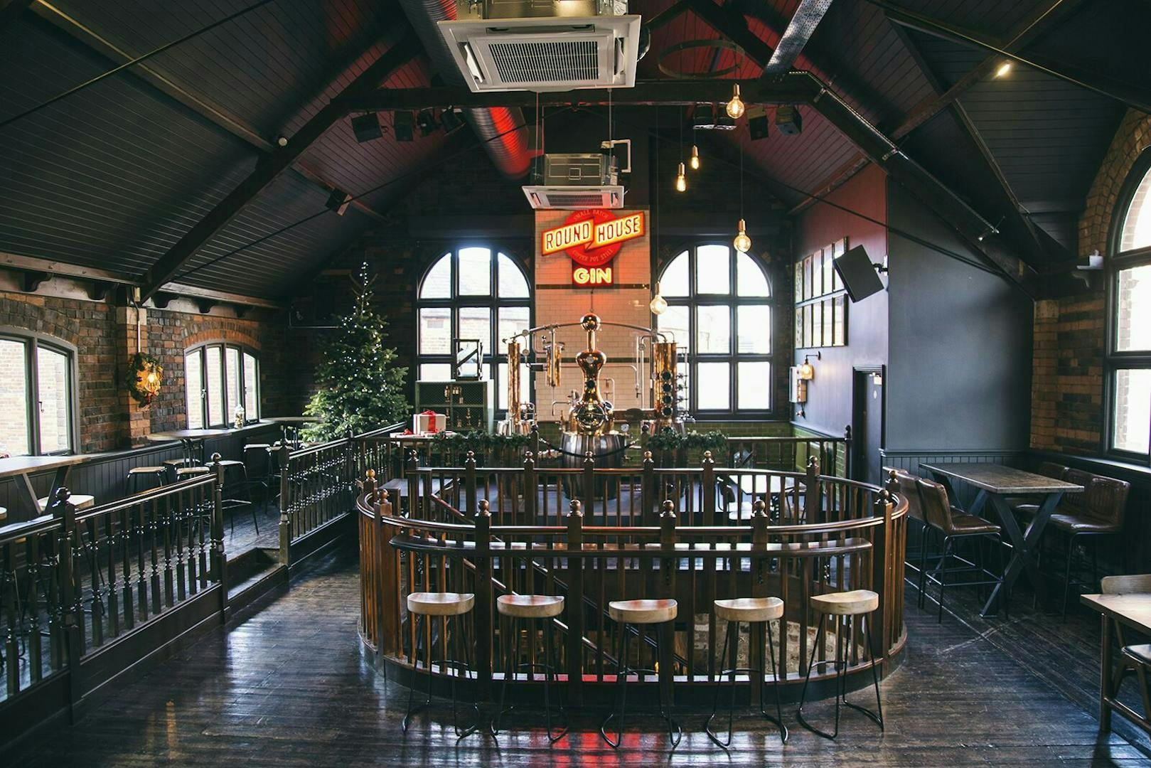 Stylish Terrace in The Distillery London, ideal for networking events and casual meetings.