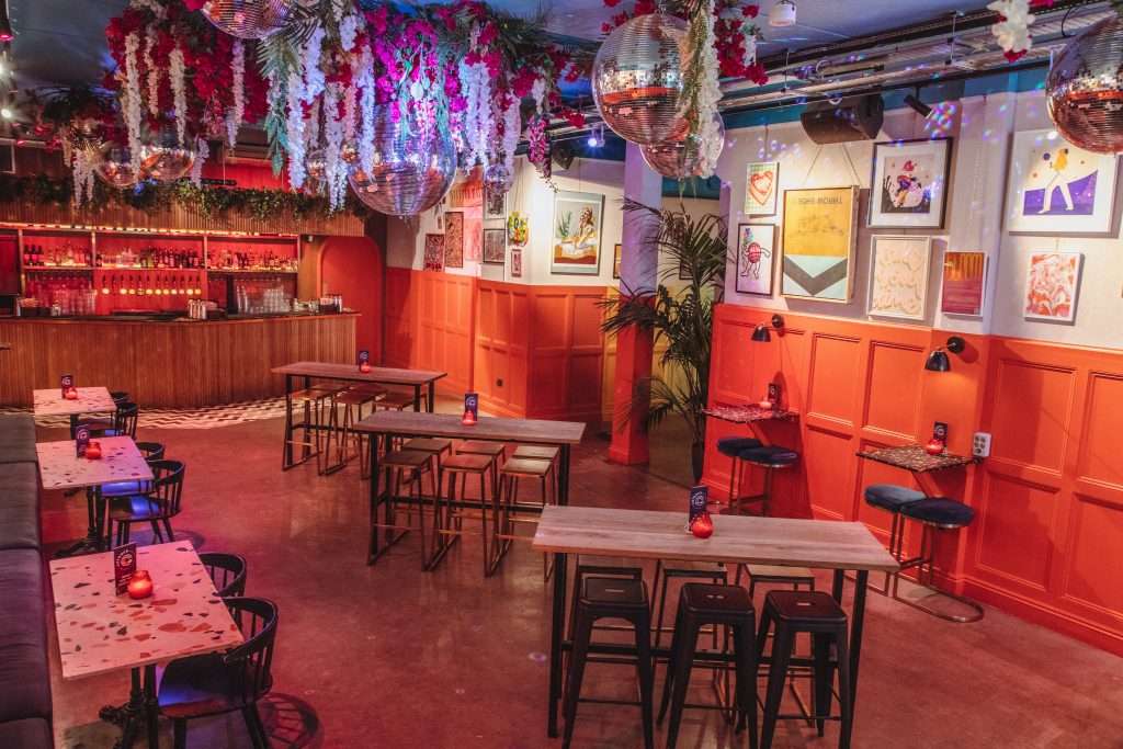 Vibrant Multiroom Event Space in Colours Hoxton, ideal for networking and celebrations. - Banner