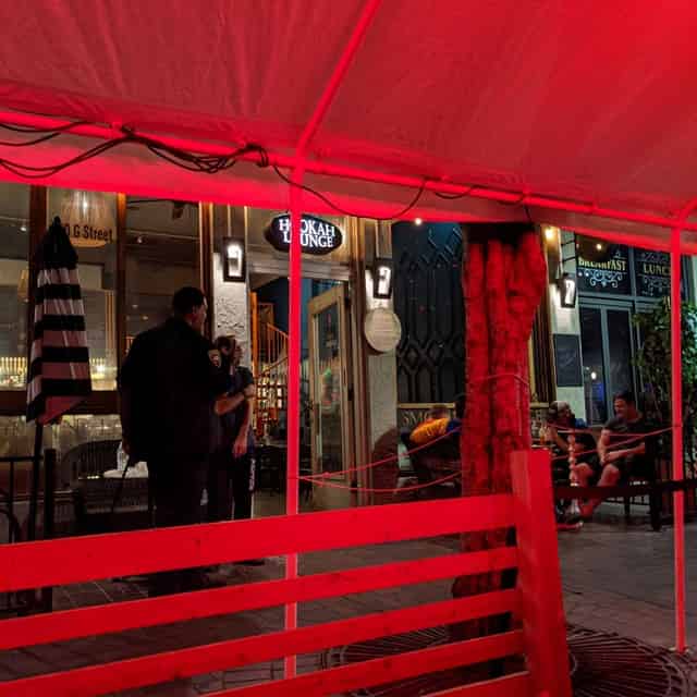Enclosed Smoking Patio