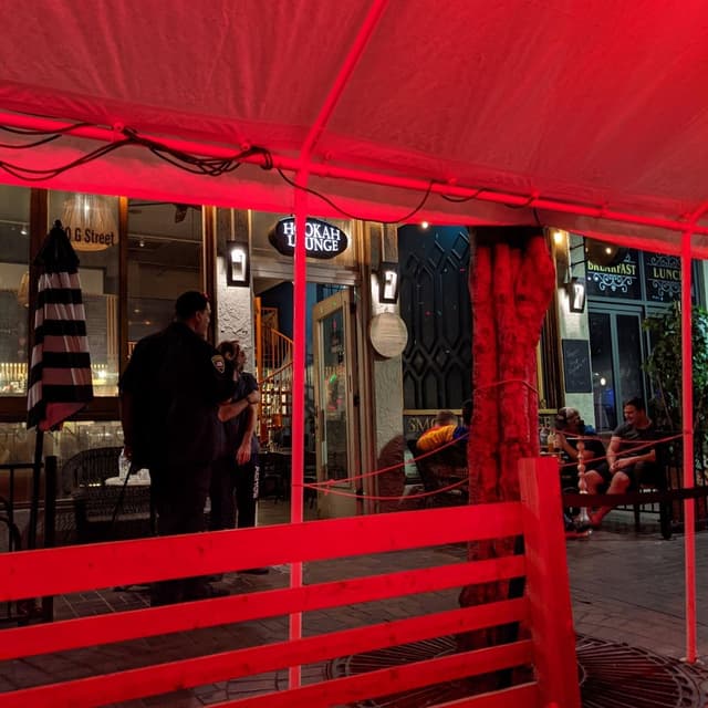 Enclosed Smoking Patio