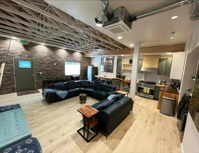 Modern lounge at Good Life Resort, ideal for networking and team-building events.