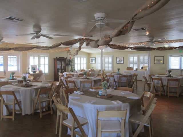 Historical Cottage event space with rustic decor, ideal for gatherings and celebrations.