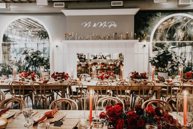 Elegant VIP Suite with floral centerpieces for upscale events and intimate gatherings.