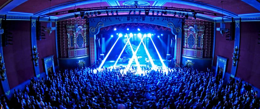 Vibrant concert setting in The Observatory North Park with dynamic stage lighting.