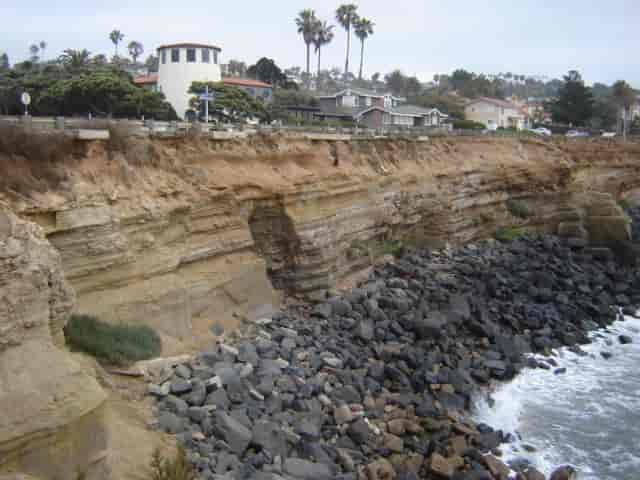 Sunset Natural Cliffs at Ocean Beach: dramatic coastal venue for weddings and retreats.