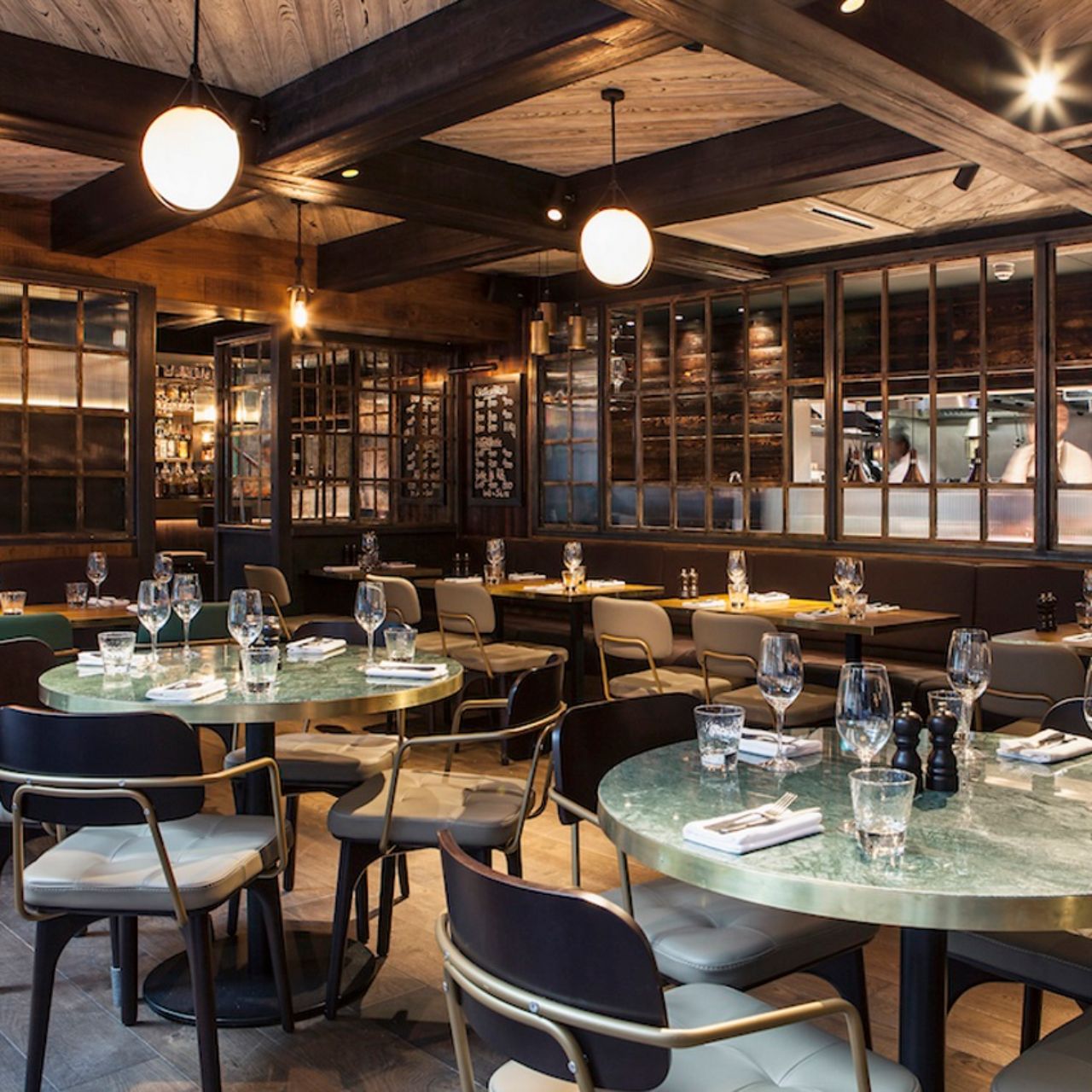 Private dining room at The Coal Shed London, ideal for intimate gatherings and corporate dinners.