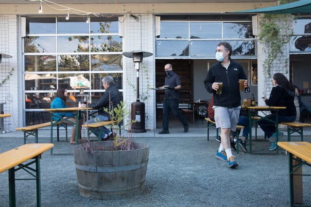 Beer garden