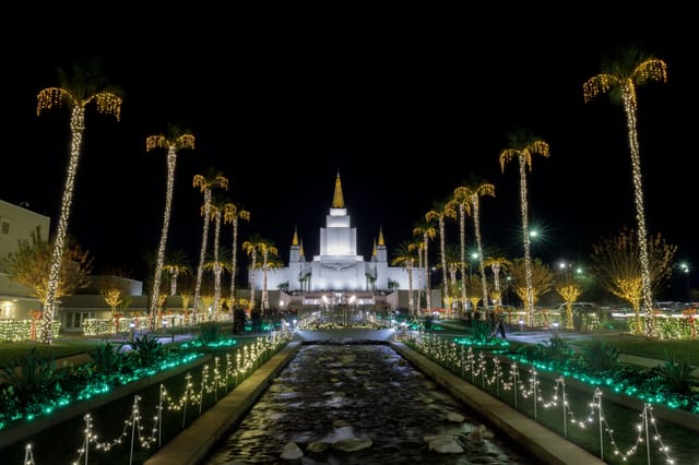 The Oakland California Temple has some ...