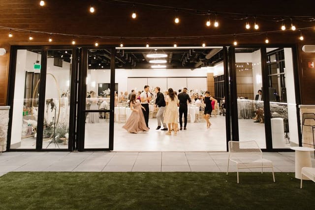 Elegant Groom's Room at The Rooftop Lehi, perfect for weddings and corporate events.