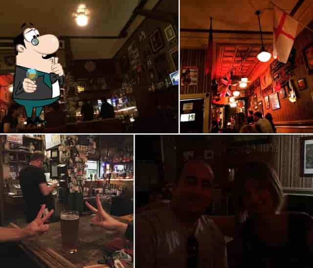 Cozy Trials Pub venue with eclectic decor, perfect for networking events and celebrations.