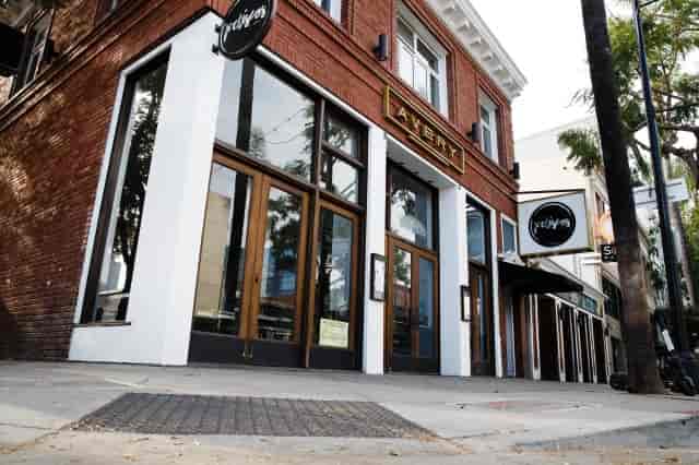 Alum Rock venue with modern facade, ideal for corporate events and social gatherings.