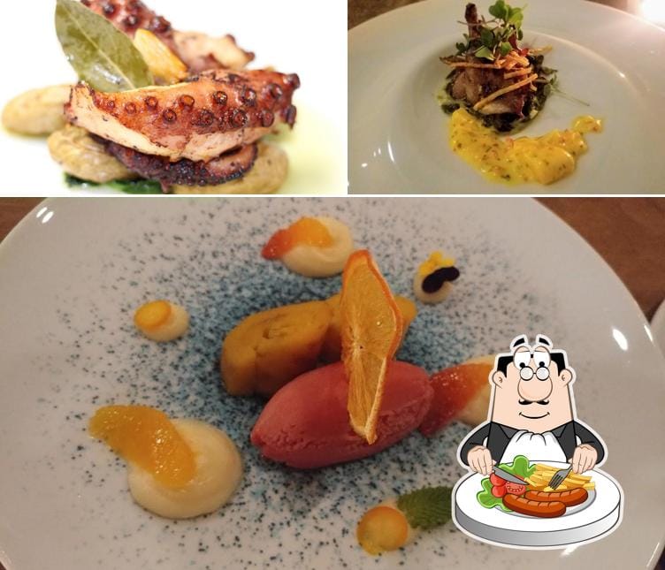 Exquisite multi-course meal at Alum Rock, perfect for upscale events and corporate gatherings.