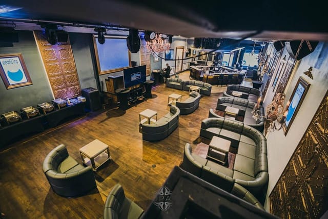 Opal Nightclub event space with modern decor for networking and social functions.