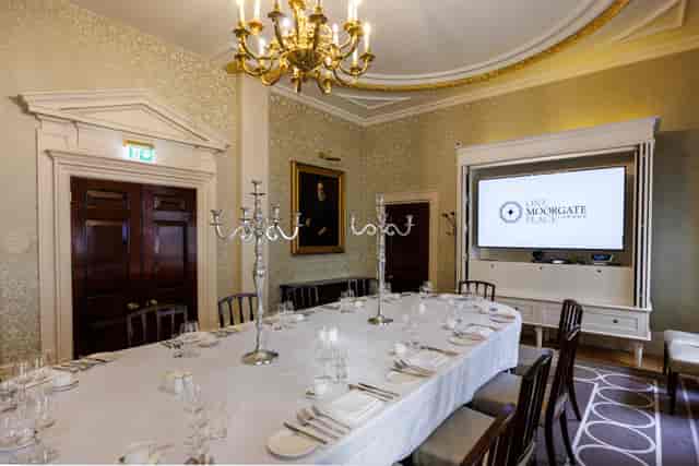 Boardroom, chandelier, executive meeting, corporate event