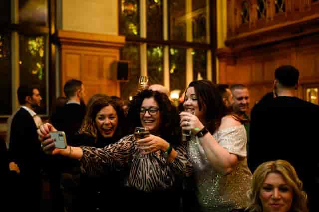 End of Year Celebrations 2024 at The Insurance Hall, showcasing lively networking and camaraderie.