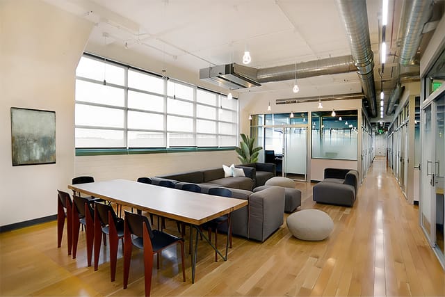 Modern virtual office meeting space in Kearny Point for workshops and networking events.