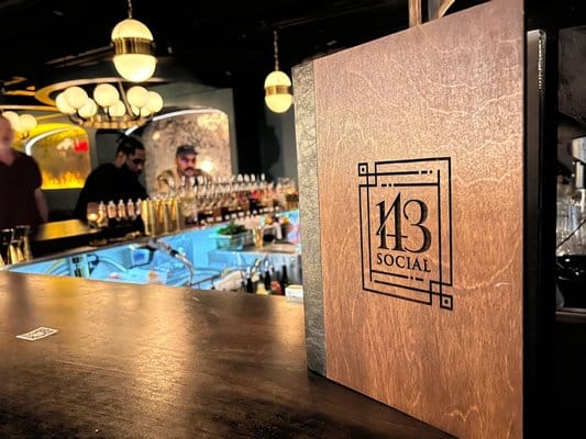 Sophia Rooftop bar with ambient lighting, ideal for upscale events and gatherings.