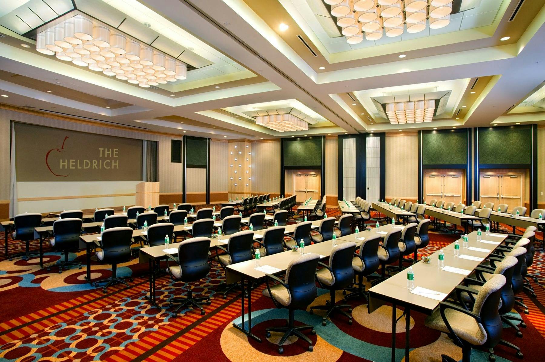 Livingston Grand Ballroom at The Heldrich Hotel, ideal for meetings and events.